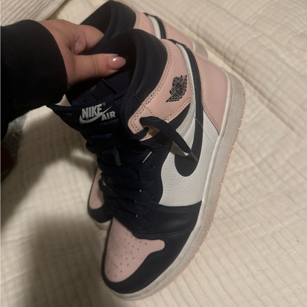 Nike Air Women's High-Top Sneakers - Bubblegum - Picture 1 of 4